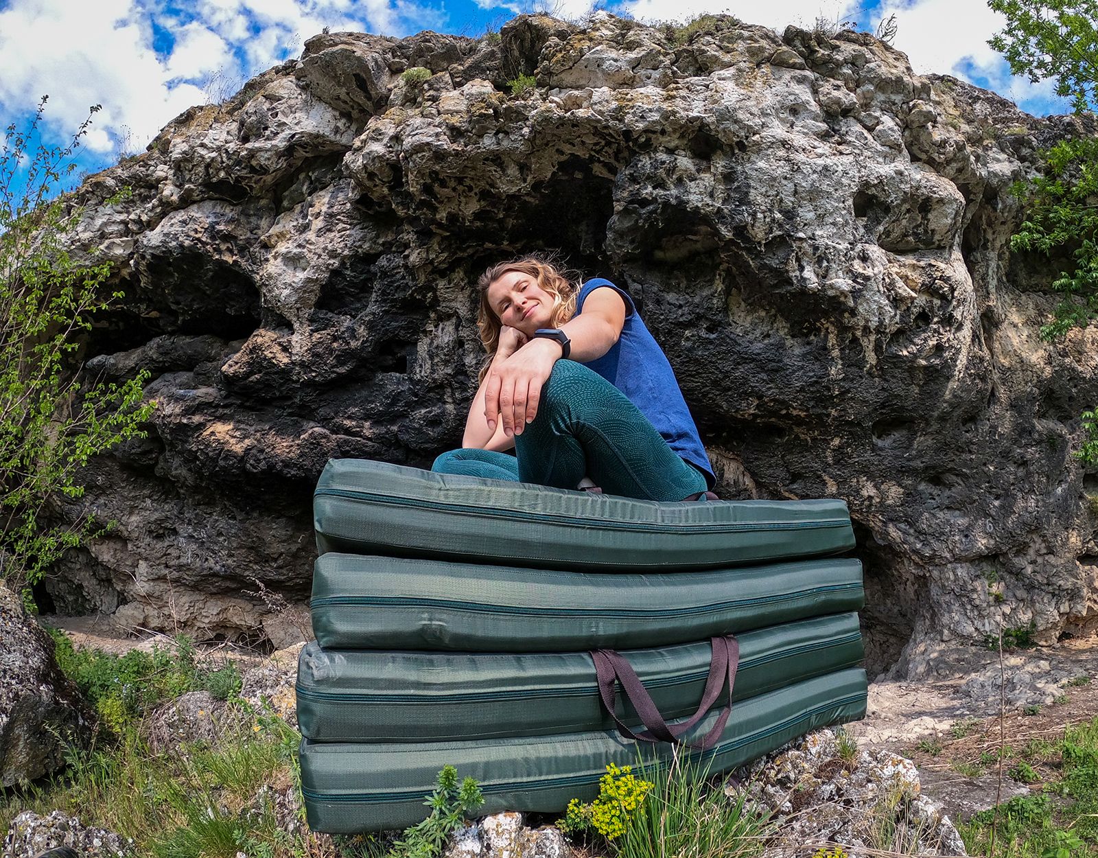 Крэшпады для боулдеринга своими руками